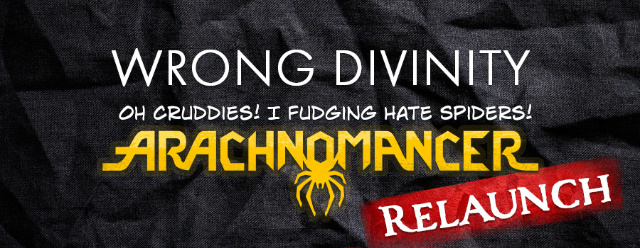 Relaunching Arachnomancer - April Fools banner